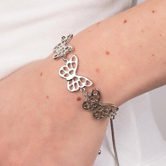 Paparazzi Jewelry Accessories - Put a WING on It - Silver Bracelet - Vintage - Picture 1 of 4